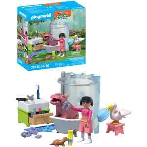 Simulationspiel Tier-Badezeit Playmobil image-2