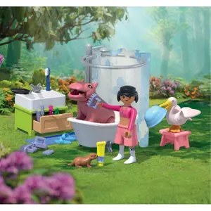 Simulationspiel Tier-Badezeit Playmobil image-3