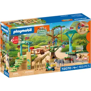 Zoo Parc Vadállatok Szimulációs Játék Playmobil image-1