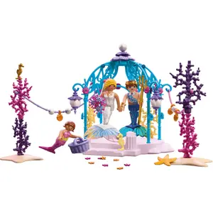 Spiel zur Simulation von Hochzeit der Meerjungfrauen Playmobil image-1