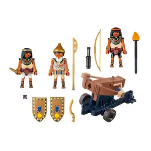 Egyptian history building sets with crossbow Playmobil image-2