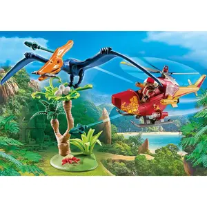 Simulation games the explorers helicopter dino Playmobil image-1