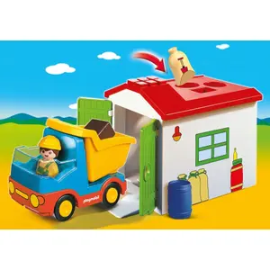Truck and garage Playmobil 1.2.3 image-5