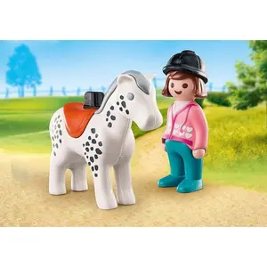 Rider with horse Playmobil 1.2.3 image-1