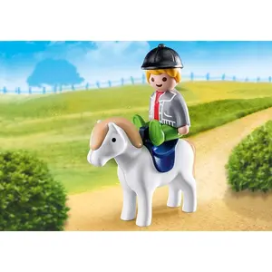 Figurine with pony Playmobil 1.2.3 image-0