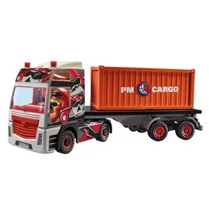 Truck with city trailer Playmobil image-1