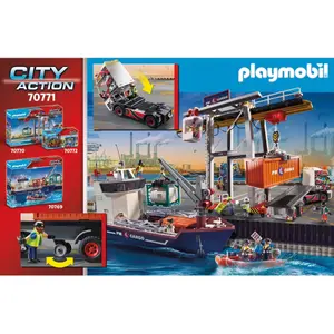 Truck with city trailer Playmobil image-2