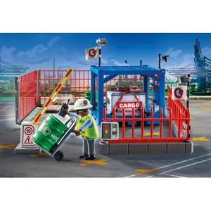 Depot with fence Playmobil City Action image-3