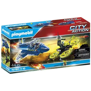 Spielzeug city action Polizeiflugzeug Playmobil City Persec.Dron