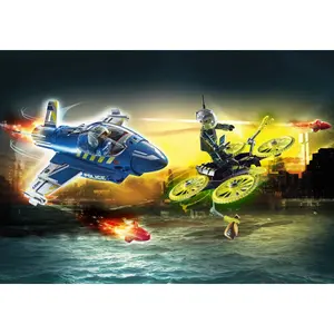 Spielzeug city action Polizeiflugzeug Playmobil City Persec.Dron image-6