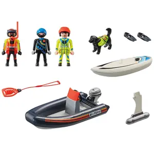 Polar rescue with boat Playmobil City image-1