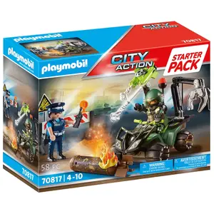 City starter police pack Playmobil image-0