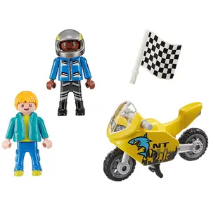 Motorcycle boys racing Playmobil image-1