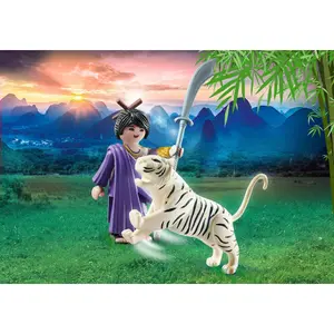 Asian fighter + tiger Playmobil image-2
