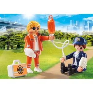 Duo doctor and policeman pack Playmobil image-1