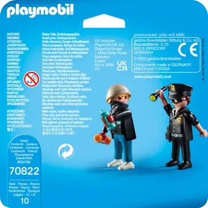 Duo police and vandal pack Playmobil image-2