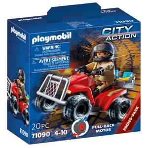 Fire engine action Playmobil Speed Quad image-0