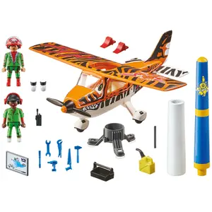 Tiger light plane toy Playmobil Stuntshow image-1