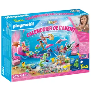 Christmas advent calendar mermaids have fun in the bath Playmobil image-0