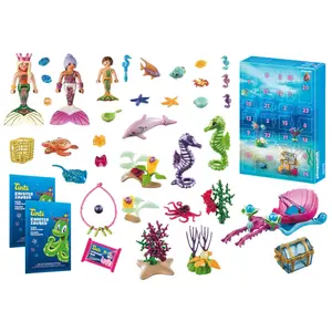 Christmas advent calendar mermaids have fun in the bath Playmobil image-1
