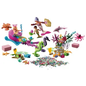 Christmas advent calendar mermaids have fun in the bath Playmobil image-2