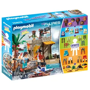 Building sets my figures creativ pirate island Playmobil Bestway image-0