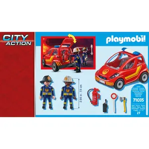 Fire engine building sets Playmobil Bestway City Action image-2