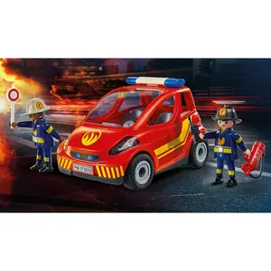 Fire engine building sets Playmobil Bestway City Action image-3