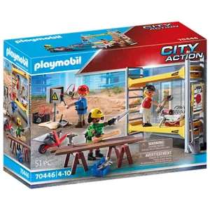 Scaffolding construction games with workers Playmobil Bestway City Action image-0