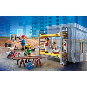 Scaffolding construction games with workers Playmobil Bestway City Action image-3