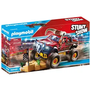 Construction games stuntshow monster truck horned Playmobil Bestway image-0
