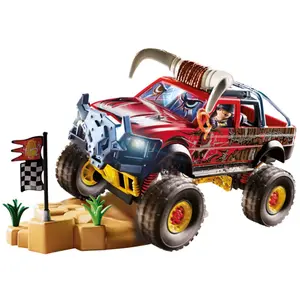 Construction games stuntshow monster truck horned Playmobil Bestway image-1