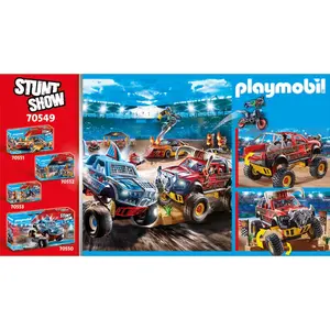 Construction games stuntshow monster truck horned Playmobil Bestway image-2
