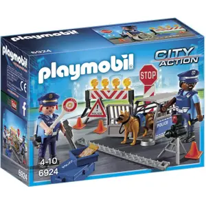 Police roadblock Playmobil image-1