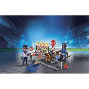 Police roadblock Playmobil image-2