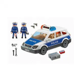 Construction sets police car with flashing light Playmobil image-2