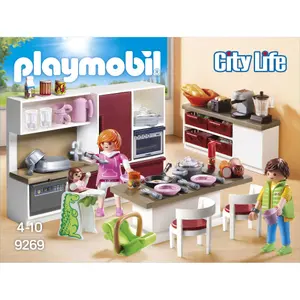 Fitted girl's kitchen Playmobil image-0