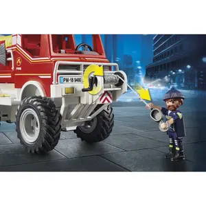 Camión de bomberos 4x4 con manguera de agua Playmobil image-2