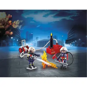 Firemen building set with fire equipment Playmobil image-1