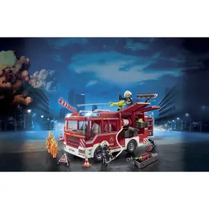 Actionspiele Feuerwehrwagen Intervention Playmobil image-0