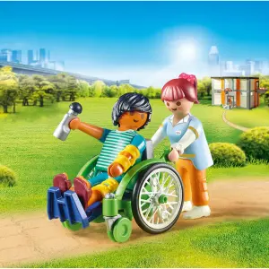 Wheelchair patient building sets Playmobil image-2