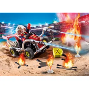 Building sets for vehicles and firemen Playmobil Stuntshow image-2