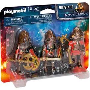 Fighter figurines Playmobil Novelmore (x3) image-1