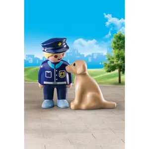Policeman with dog Playmobil image-2