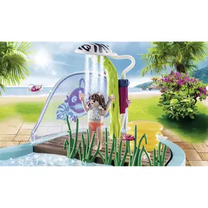 Pool figurine with water jet Playmobil image-3