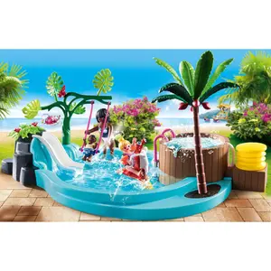 Paddling pool with bubble bath Playmobil image-3