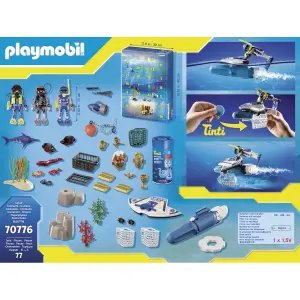 Advent calendar police bath game Playmobil image-1