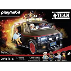 Jeux de construction fourgon agence tous risque Playmobil image-3