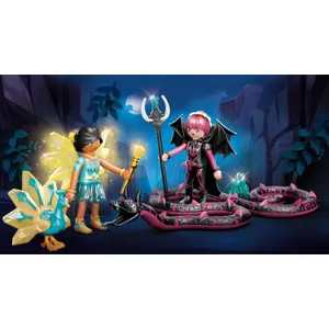 Crystal fairy and night with animals Playmobil image-2