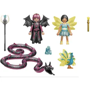Crystal fairy and night with animals Playmobil image-0